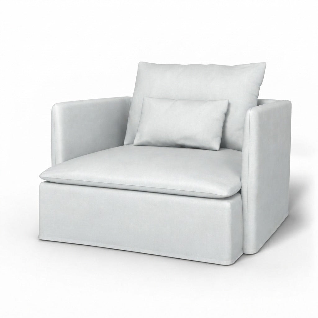 Söderhamn Fauteuil Fluweel 1 Losse stijl — Norsemaison [nm-render]