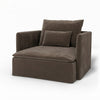 Söderhamn Fauteuil Fluweel 10 Losse stijl — Norsemaison [nm-render]
