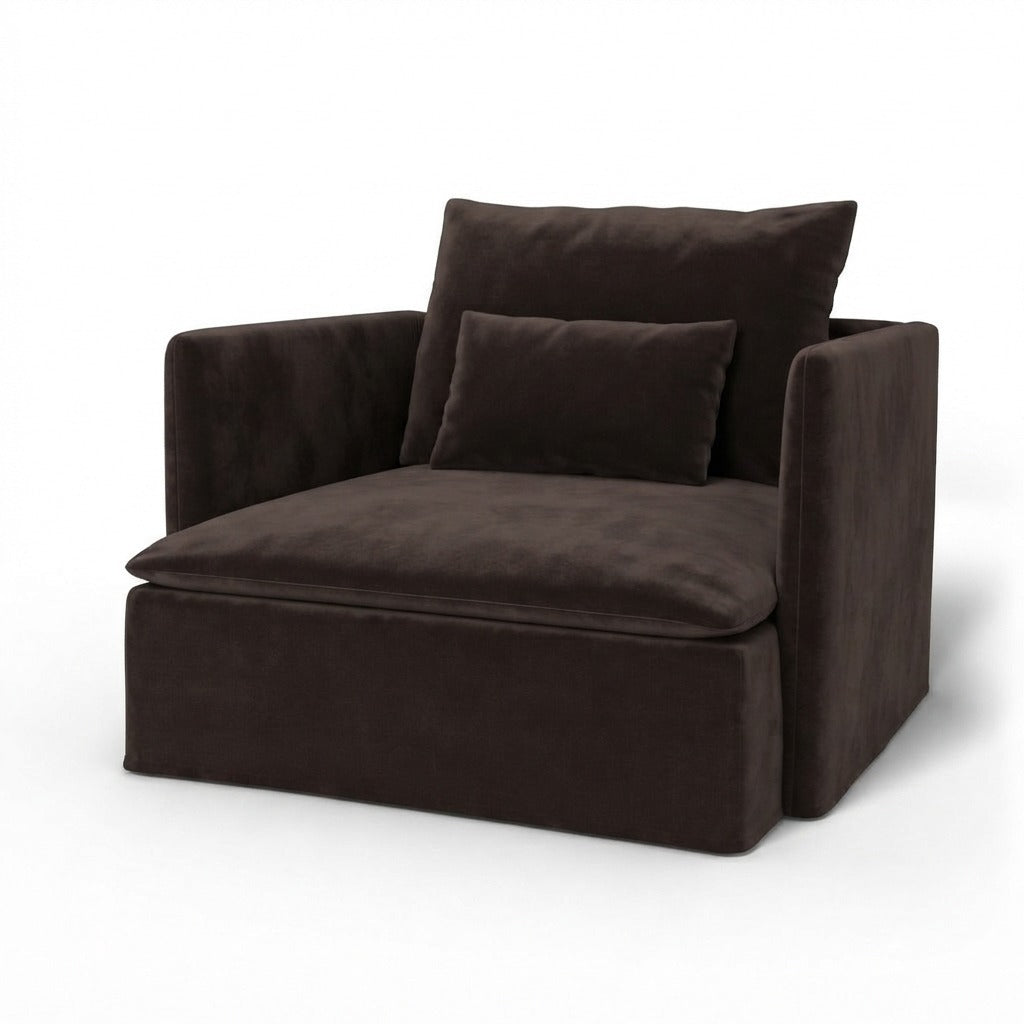 Söderhamn Fauteuil Fluweel 14 Losse stijl — Norsemaison [nm-render]