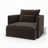 Söderhamn Fauteuil Fluweel 19 Losse stijl — Norsemaison [nm-render]