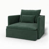 Söderhamn Fauteuil Fluweel 25 Losse stijl — Norsemaison [nm-render]