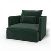 Söderhamn Fauteuil Fluweel 26 Losse stijl — Norsemaison [nm-render]