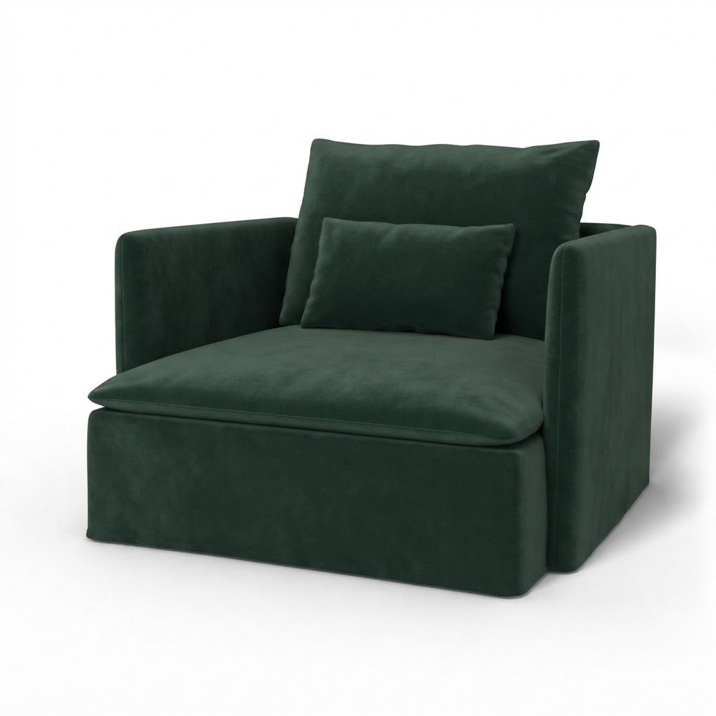 Söderhamn Fauteuil Fluweel 26 Losse stijl — Norsemaison [nm-render]