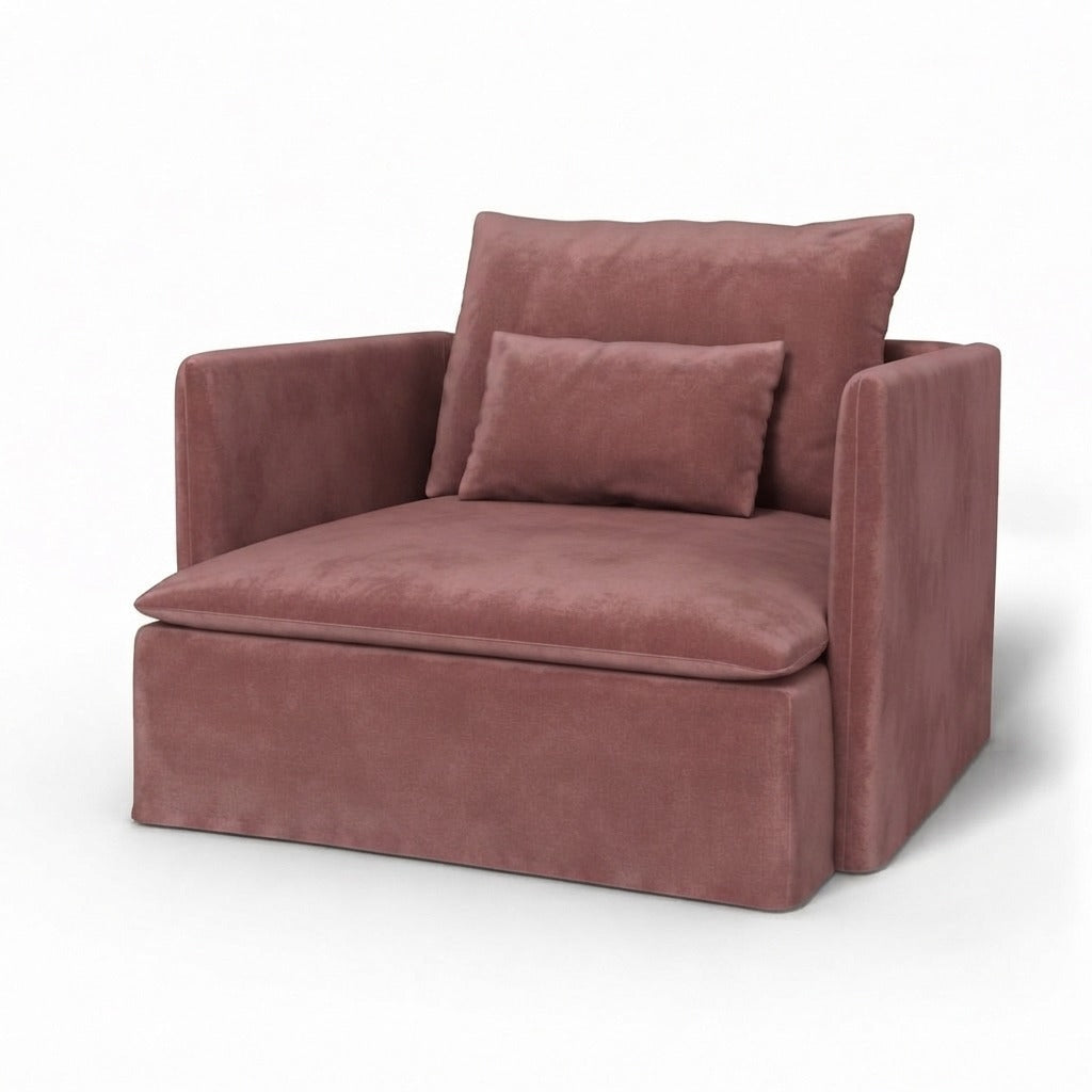 Söderhamn Fauteuil Fluweel 33 Losse stijl — Norsemaison [nm-render]