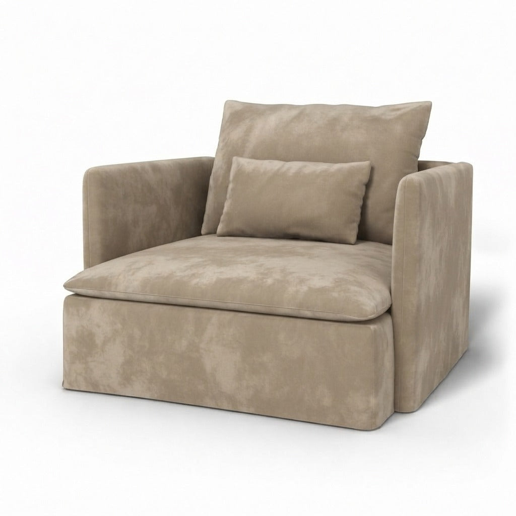Söderhamn Fauteuil Fluweel 4 Losse stijl — Norsemaison [nm-render]