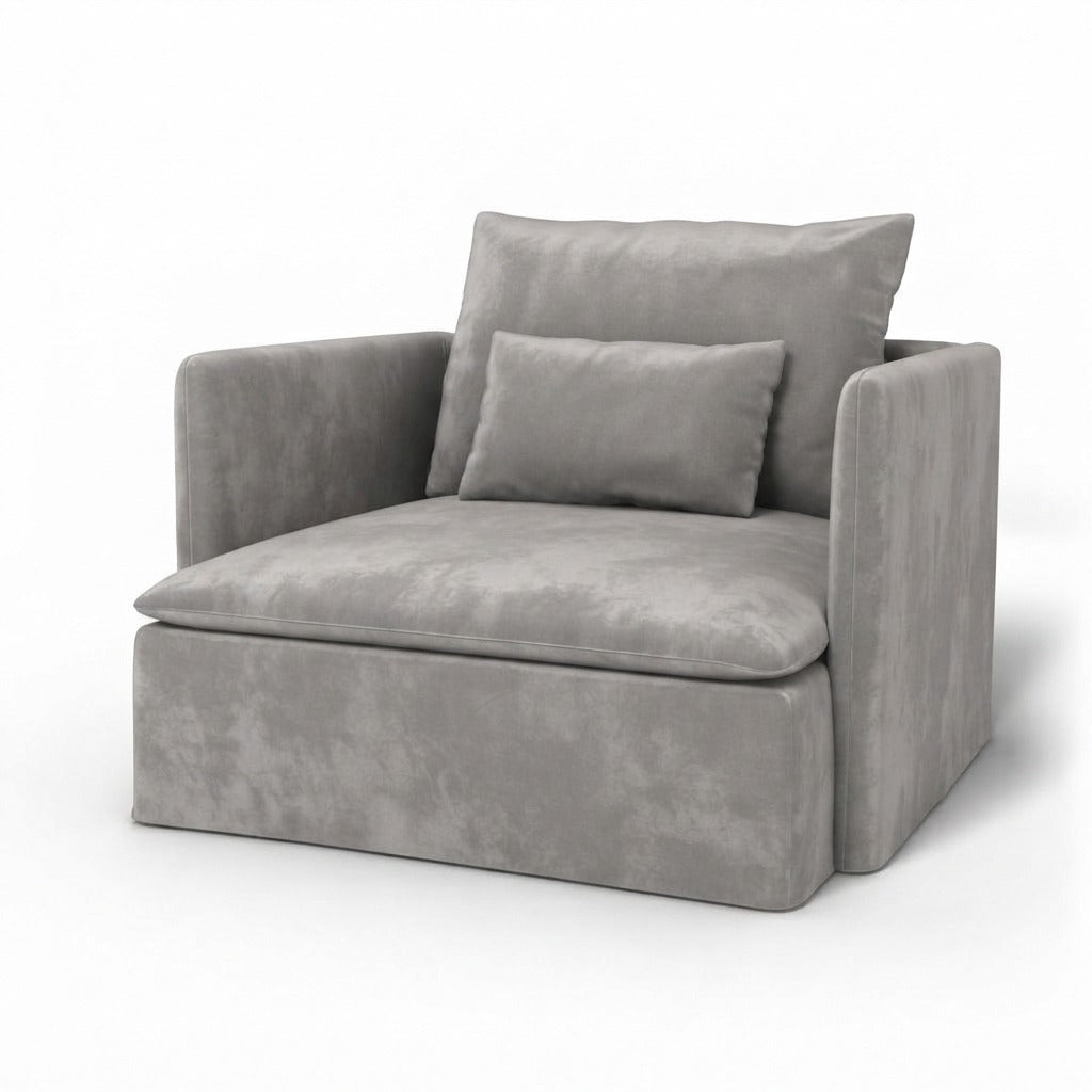 Söderhamn Fauteuil Fluweel 50 Losse stijl — Norsemaison [nm-render]
