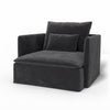 Söderhamn Fauteuil Fluweel 53 Losse stijl — Norsemaison [nm-render]