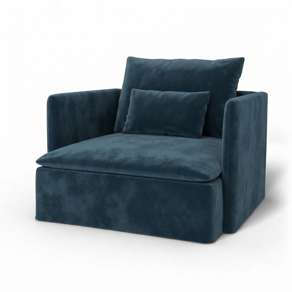 Söderhamn Fauteuil Fluweel 65 Losse stijl — Norsemaison [nm-render]