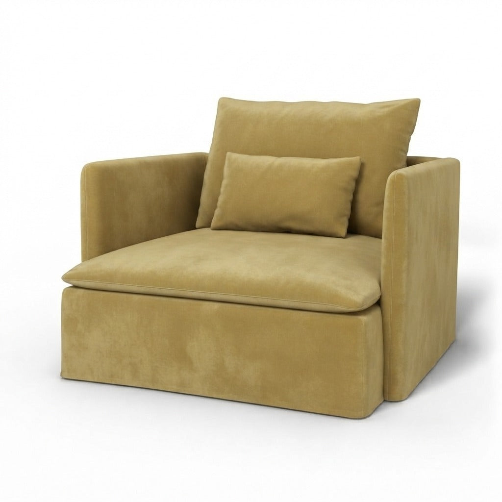 Söderhamn Fauteuil Fluweel 7 Losse stijl — Norsemaison [nm-render]