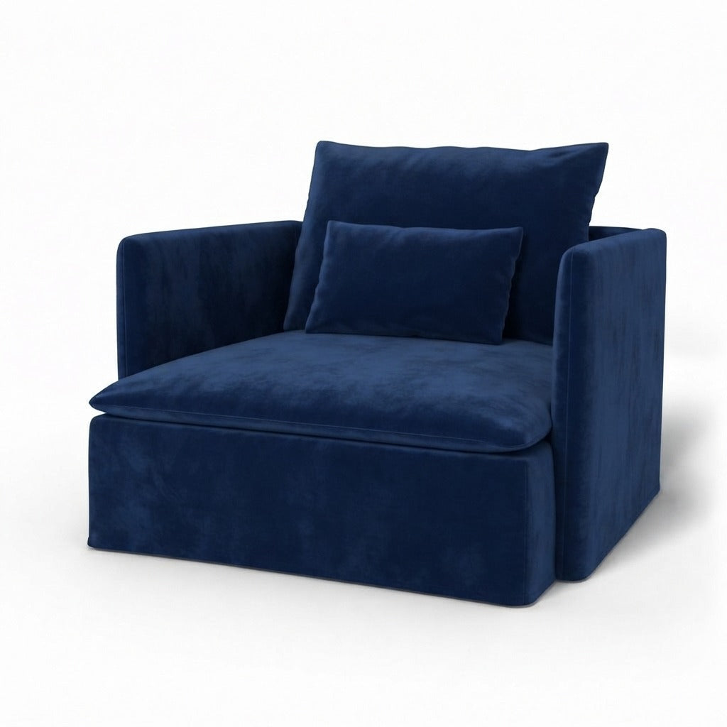 Söderhamn Fauteuil Fluweel 70 Losse stijl — Norsemaison [nm-render]