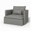 Söderhamn Fauteuil Royal Bouclé 12 Losse stijl — Norsemaison [nm-render]