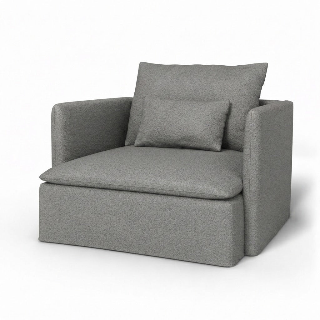 Söderhamn Fauteuil Royal Bouclé 12 Losse stijl — Norsemaison [nm-render]
