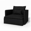 Söderhamn Fauteuil Royal Bouclé 15 Losse stijl — Norsemaison [nm-render]