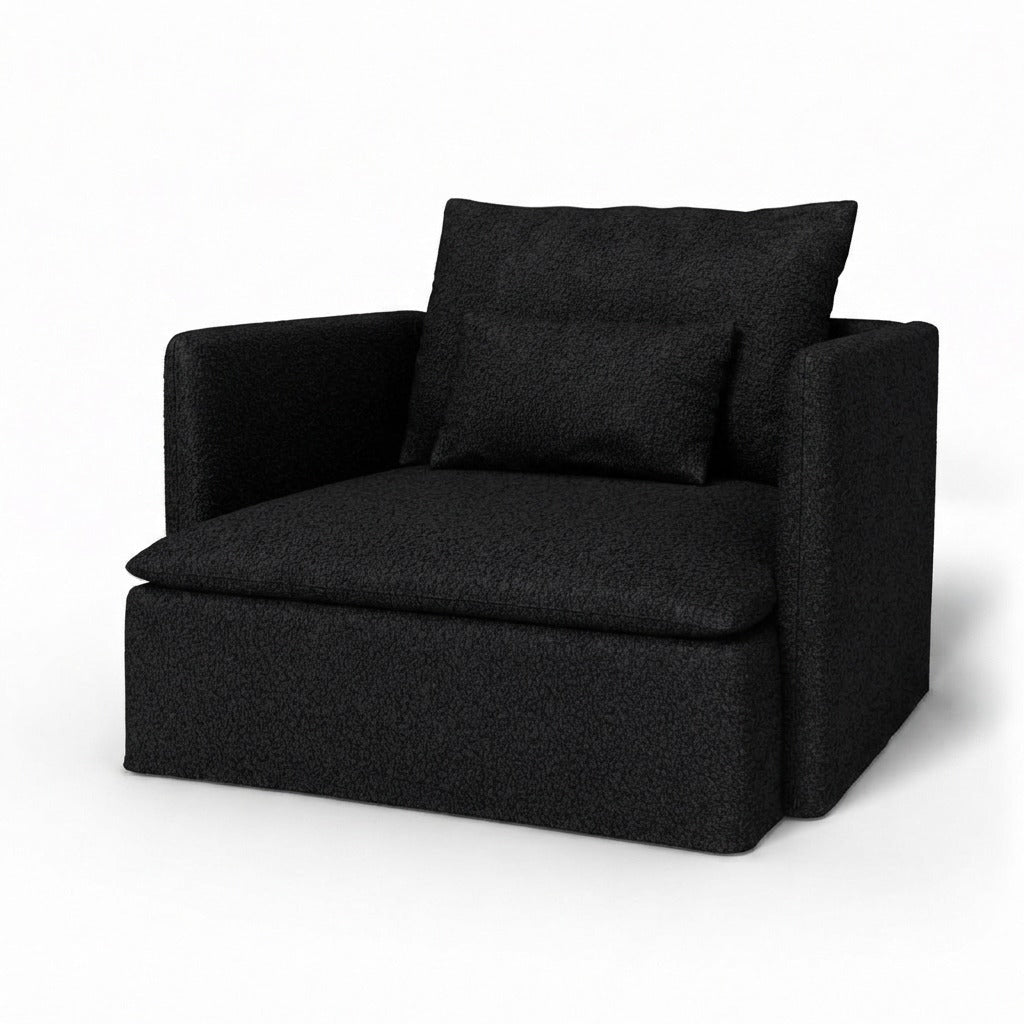 Söderhamn Fauteuil Royal Bouclé 15 Losse stijl — Norsemaison [nm-render]