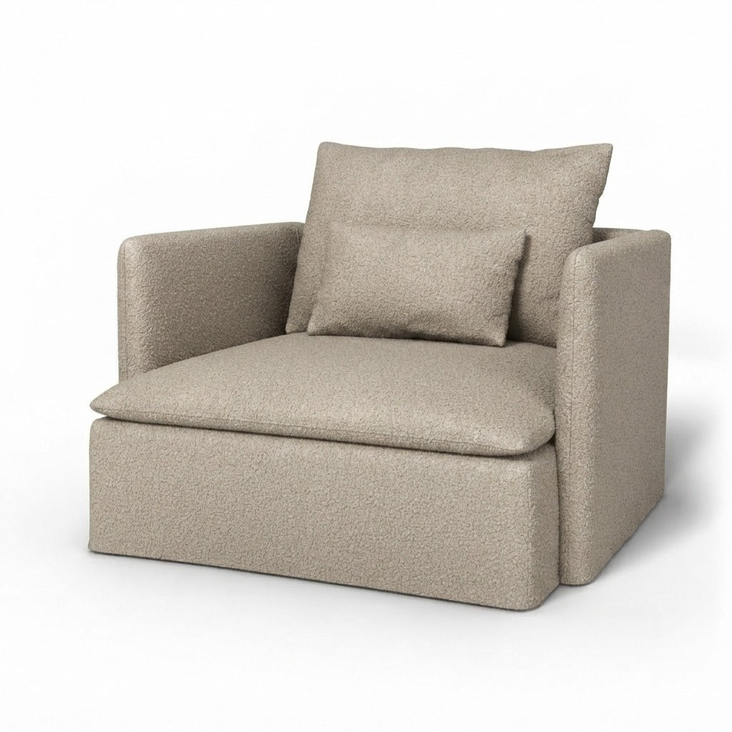 Söderhamn Fauteuil Royal Bouclé 5 Losse stijl — Norsemaison [nm-render]
