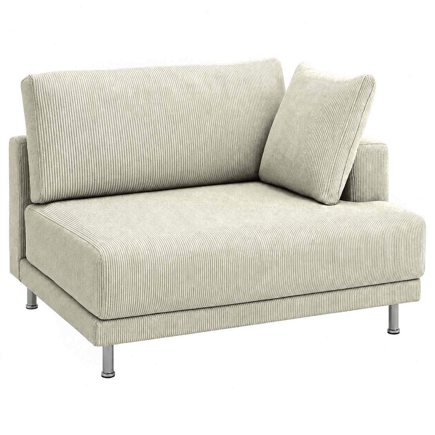 Uppåkra 1.5-seat module with right armrest cover