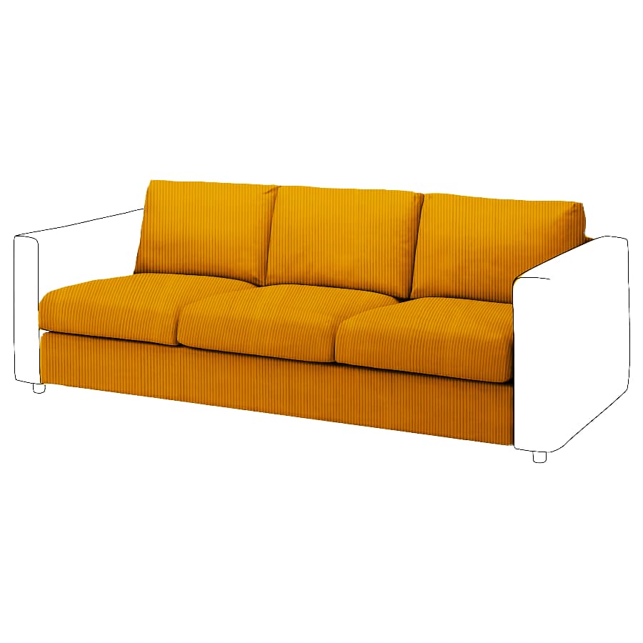 Vimle 3-seat Sofa bed Element Cover