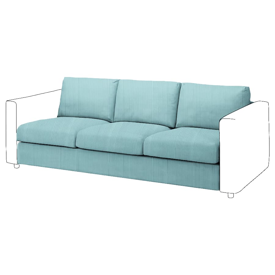 Vimle 3-seat Sofa bed Element Cover