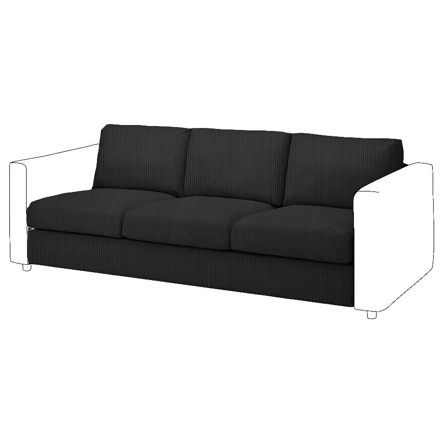 Vimle 3-seat Sofa bed Element Cover