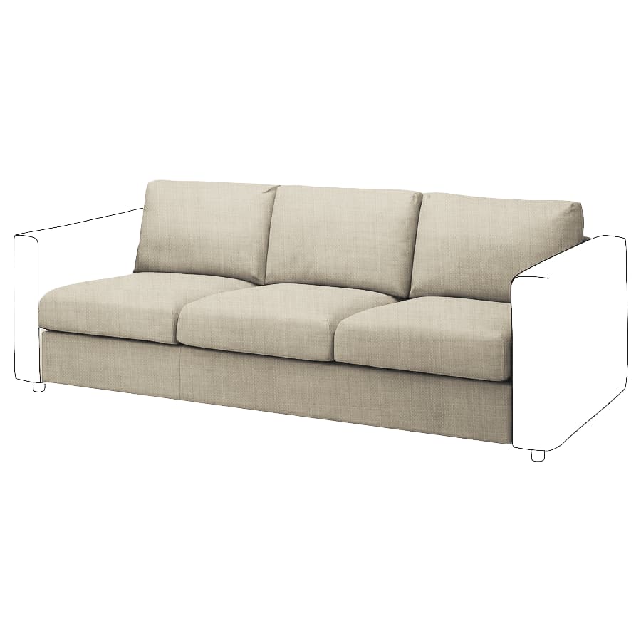 Vimle 3-seat Sofa bed Element Cover
