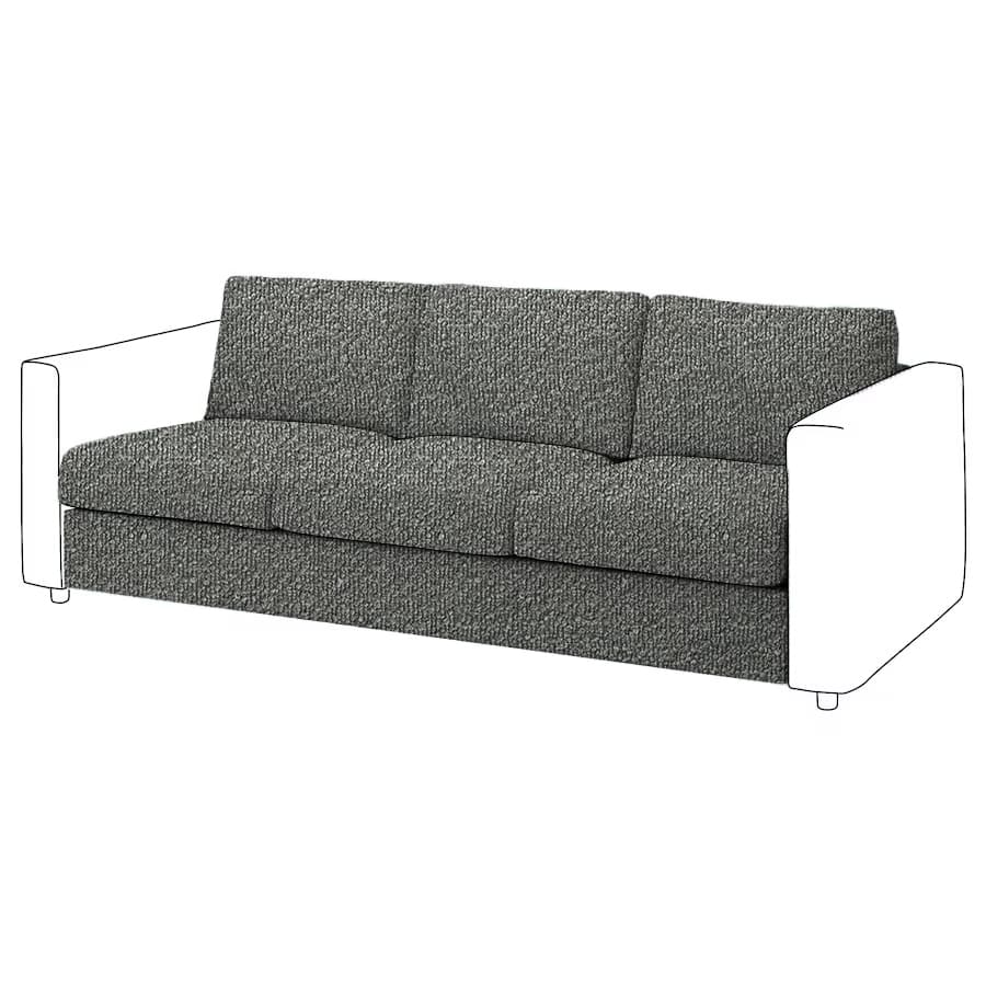 Vimle 3-seat Sofa bed Element Cover