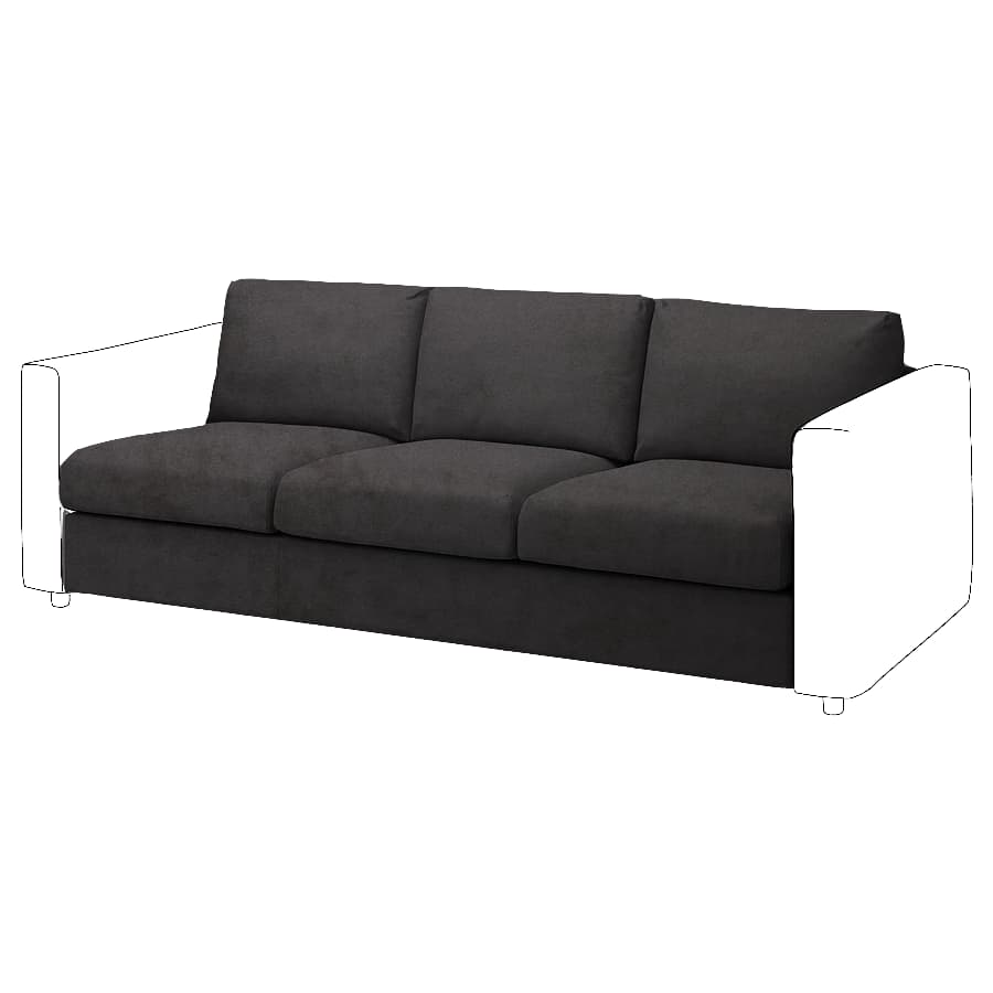 Vimle 3-seat Sofa bed Element Cover