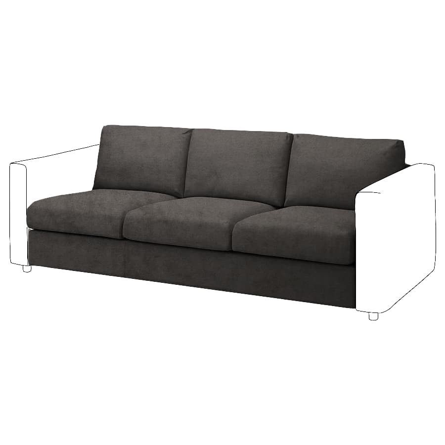 Vimle 3-seat Sofa bed Element Cover