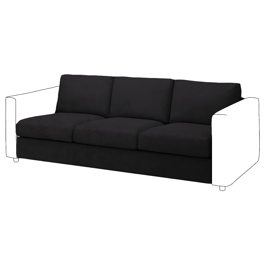 Vimle 3-seat Sofa bed Element Cover