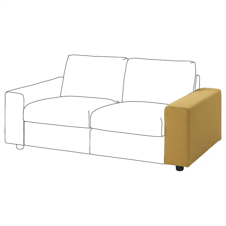 Vimle brede armleuning hoes Imperia 3 — Norsemaison [nm-render]
