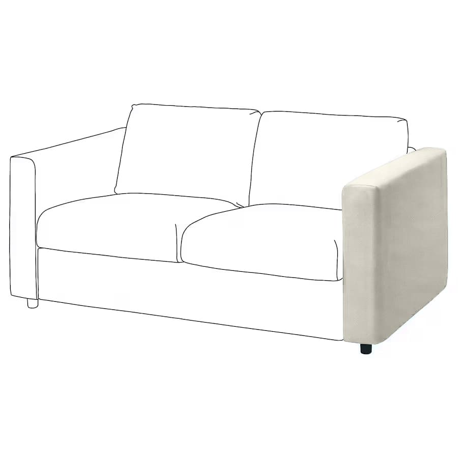 Vimle smalle armleuning hoes