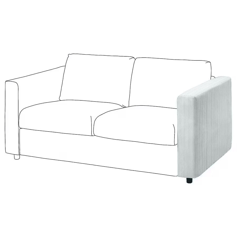 Vimle smalle armleuning hoes